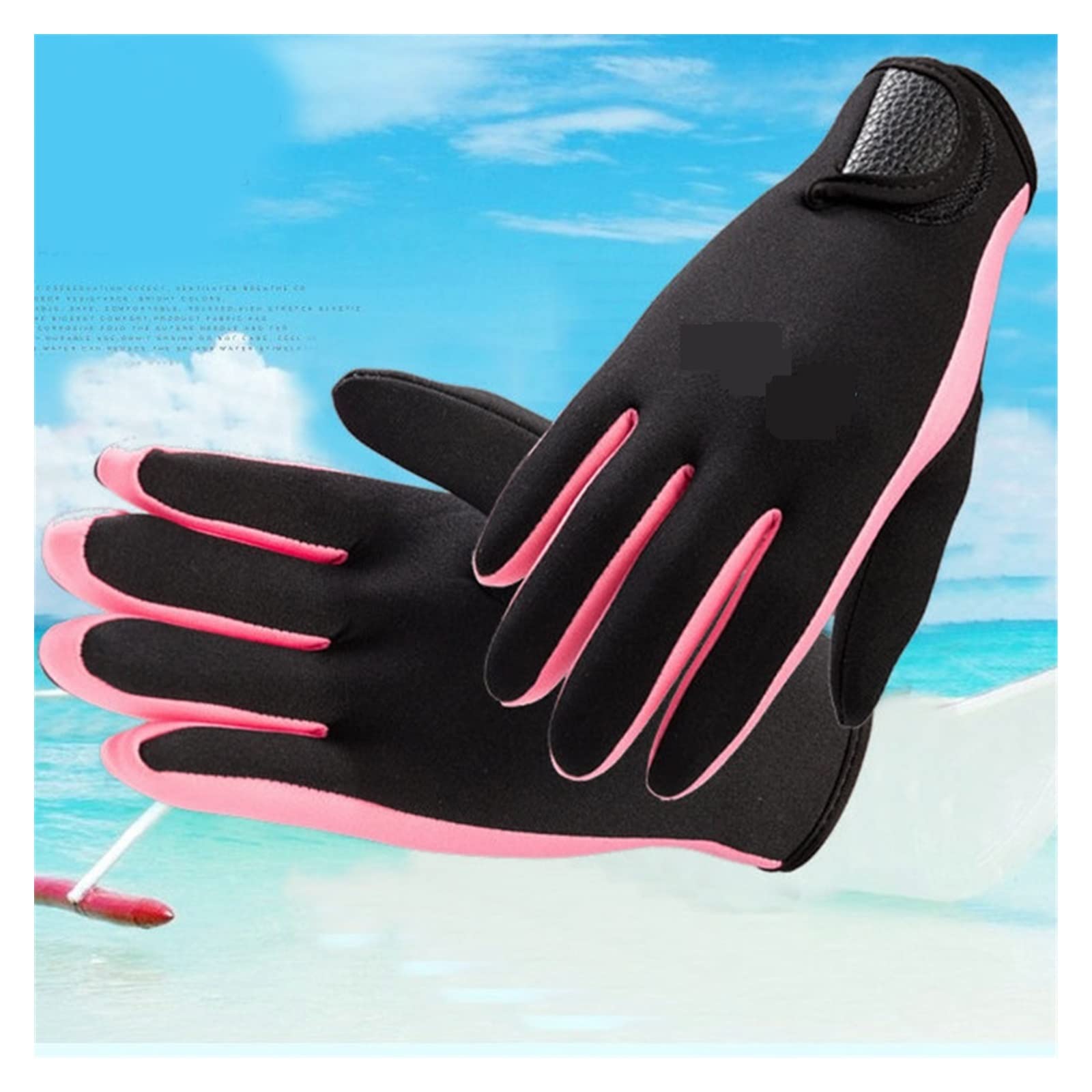 Wetsuit Gloves, 1.5mm Neoprene Gloves Diving Surfing Spearfishing Snorkeling Warm Gloves Surfing Diving Gloves(3,L)