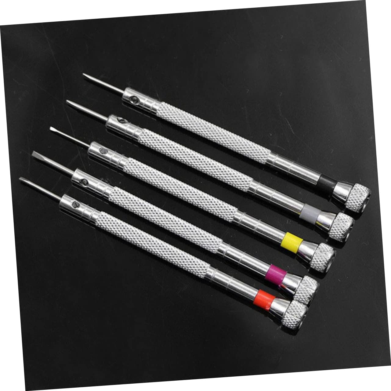 15 Piezas de Destornillador de extracción de eslabones, multiherramientas, Kit de reparación de anteojos de Bolsillo, Destornillador Plano para Reloj, Kits de joyería, Soporte para teléfo(