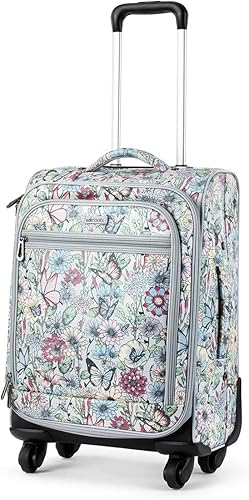 Vista 2 de Sakroots Maleta enrollable de 22 pulgadas para mujer en lienzo con revestimiento impreso Rubor en flor Carry-On 22-Inch