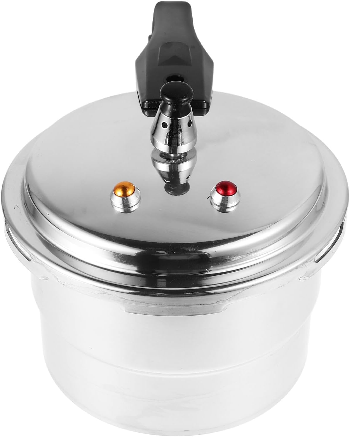 BESPORTBLE Small Pressure Cooker Aluminum Alloy with Steaming Layer Gas Stove and Induction Compatible Safety Pressure Regulator Easy Operation Even Heat Distribution for Versatile Kitchen