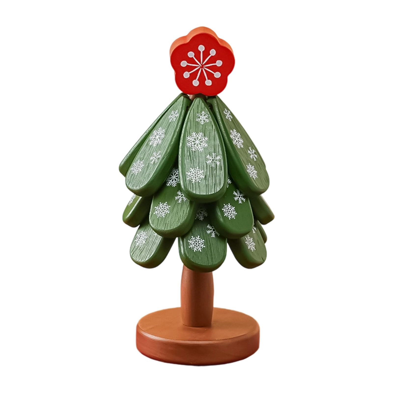 Tsophreniq D Christmas Tree Shape Stackable Coasters Woo Dining Accessories For Ecorative Practical Use Stackable Holiday Kitchen Accessories