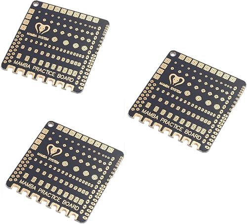Diatone Mamba 3 unids FPV Junta de práctica de soldadura para FPV Drone Principiante, nuevos pilotos que mejoran el nivel de soldadura DIY
