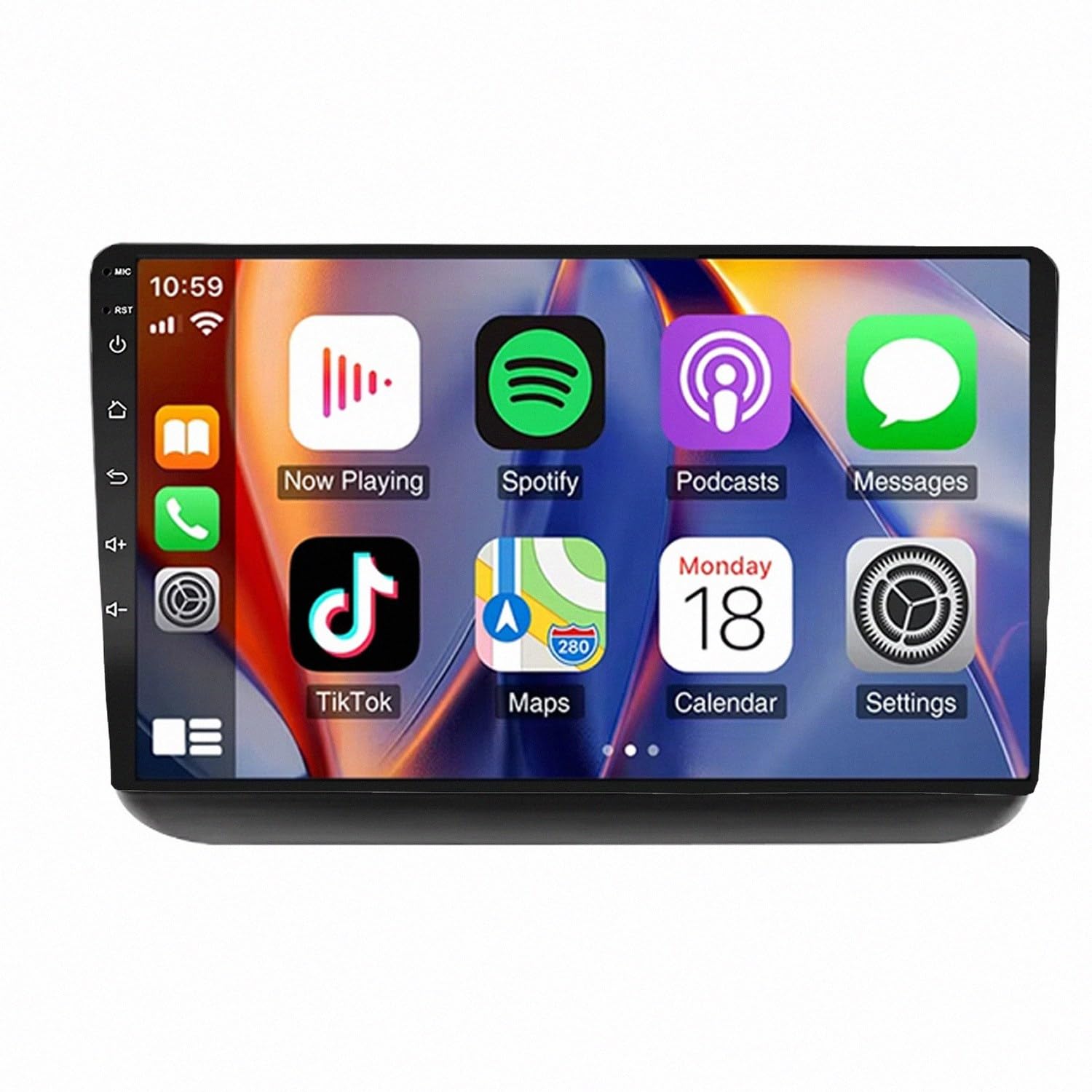 Navegador GPS Android 2 DIN para coche con CarPlay inalámbrico y Bluetooth 8