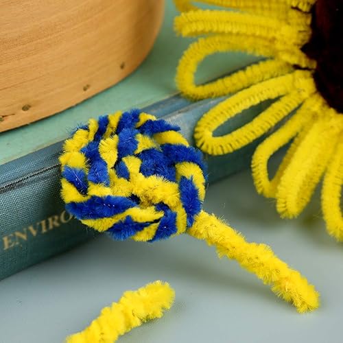 Vista 47 de Zlulary Juego de 100 limpiapipas de chenilla, de color sólido, para limpiar tuberías, manualidades, manualidades, decoración, tallos de felpilla