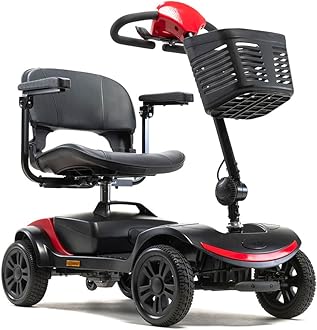 Livewell Pavement 4mph Mobility Scooter (Red)