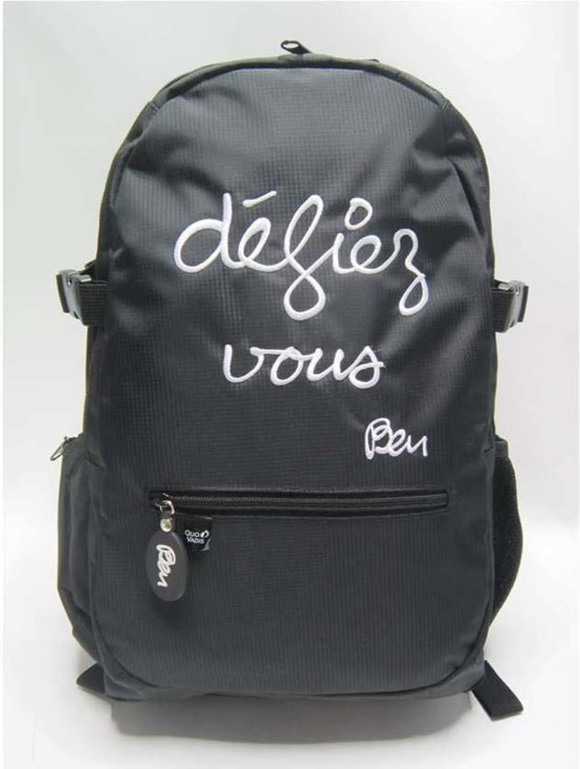 Sac à dos collège Quo Vadis avec polyester résistant et double compartiment - 3