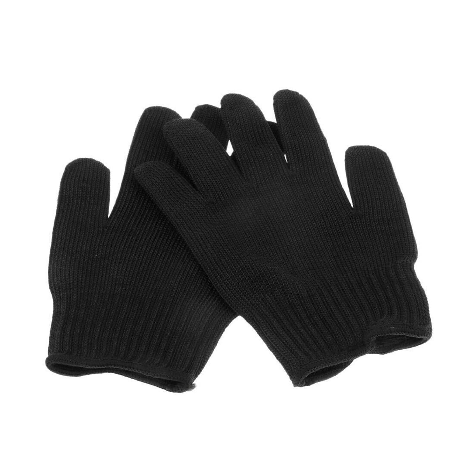 Gantelets de Travail de Jardinage, Gants de Travail, Niveau 5 résistant aux coupures, Travail en extérieur, Anti-Usure, Noir