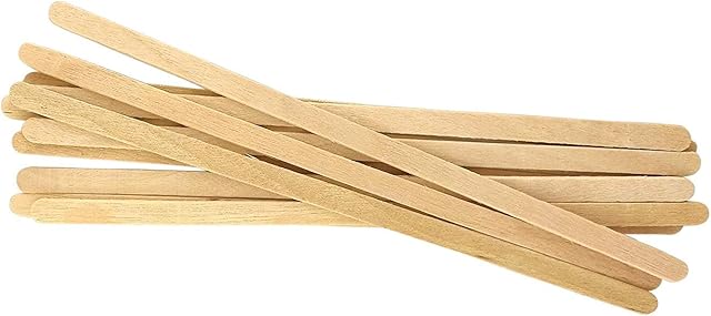 We Can Source It Ltd - Wooden Round Head Hot Drinks Tea Coffee Hot Chocolate Stirrers - Eco-Friendly 100% Natural Biodegradable Compostable Recyclable - For Party, Cafe, Home-5.5inch/14cm - 1000 Pack