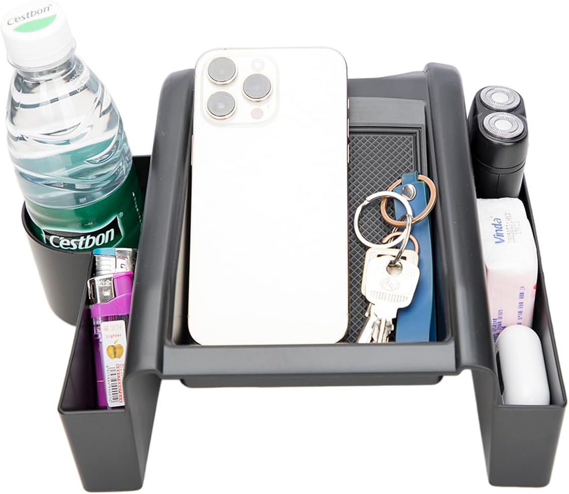 Center Console Gear Shift Organizer Tray Shifter Side Storage Box Armrest Water Cup Holder for Suzuki Jimny 2019-2025 Interior Accessories