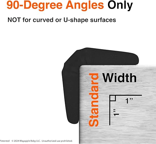 Miniatura 3 de Roving Cove PreFit (clásico) Protector de esquina para muebles (borde estándar de 15 pies, 4 esquinas), protectores de parachoques a prueba de