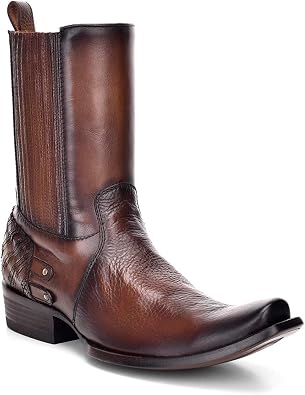 Cuadra Men's Boot in Genuine Leather with Zipper