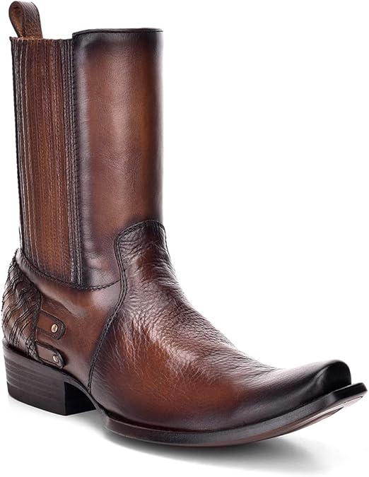 Cuadra Men's Boot in Genuine Leather with Zipper