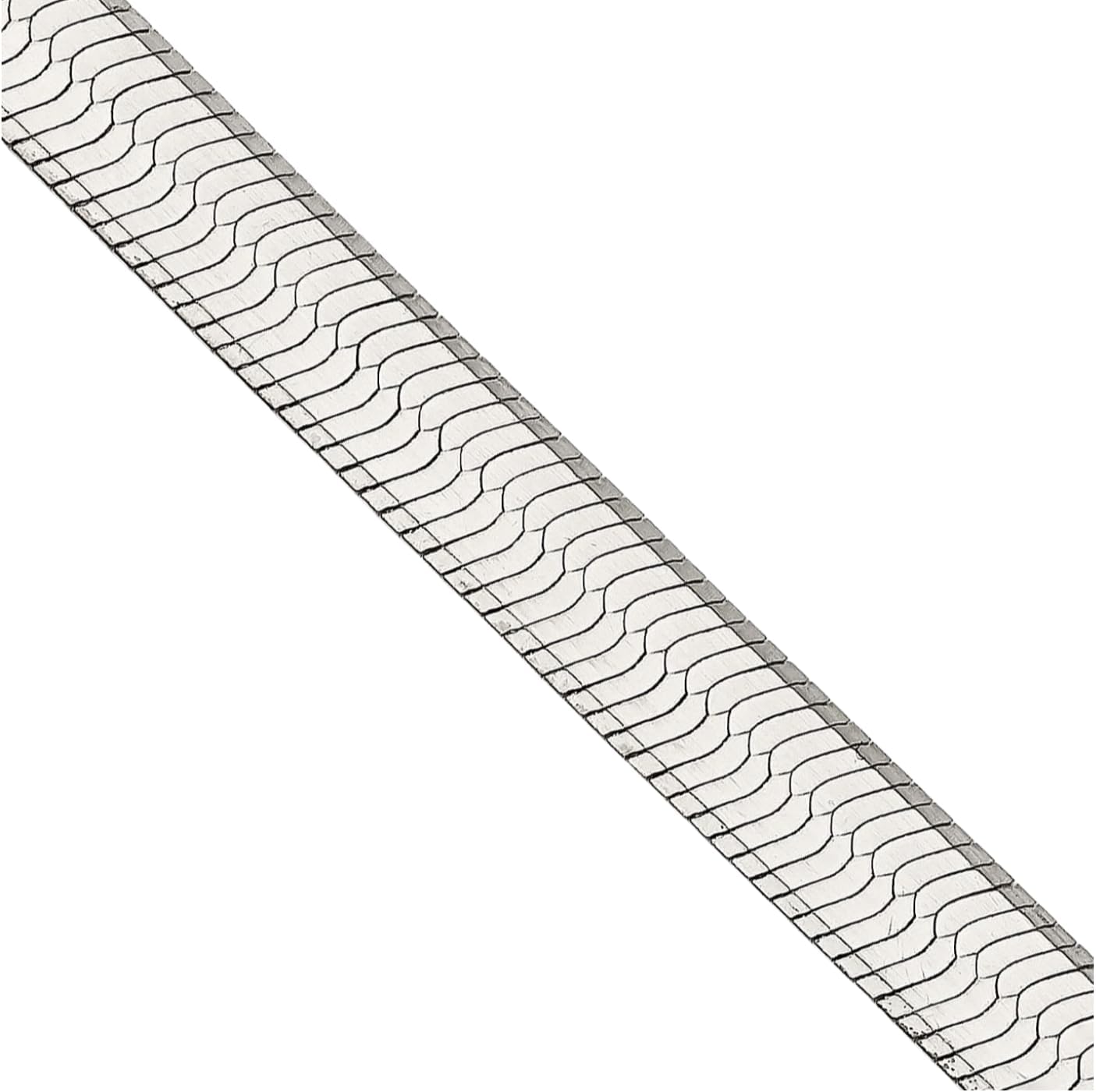 IceCarats 925 Sterling Silver 5.25mm Thick Herringbone Chain Bracelet Polished