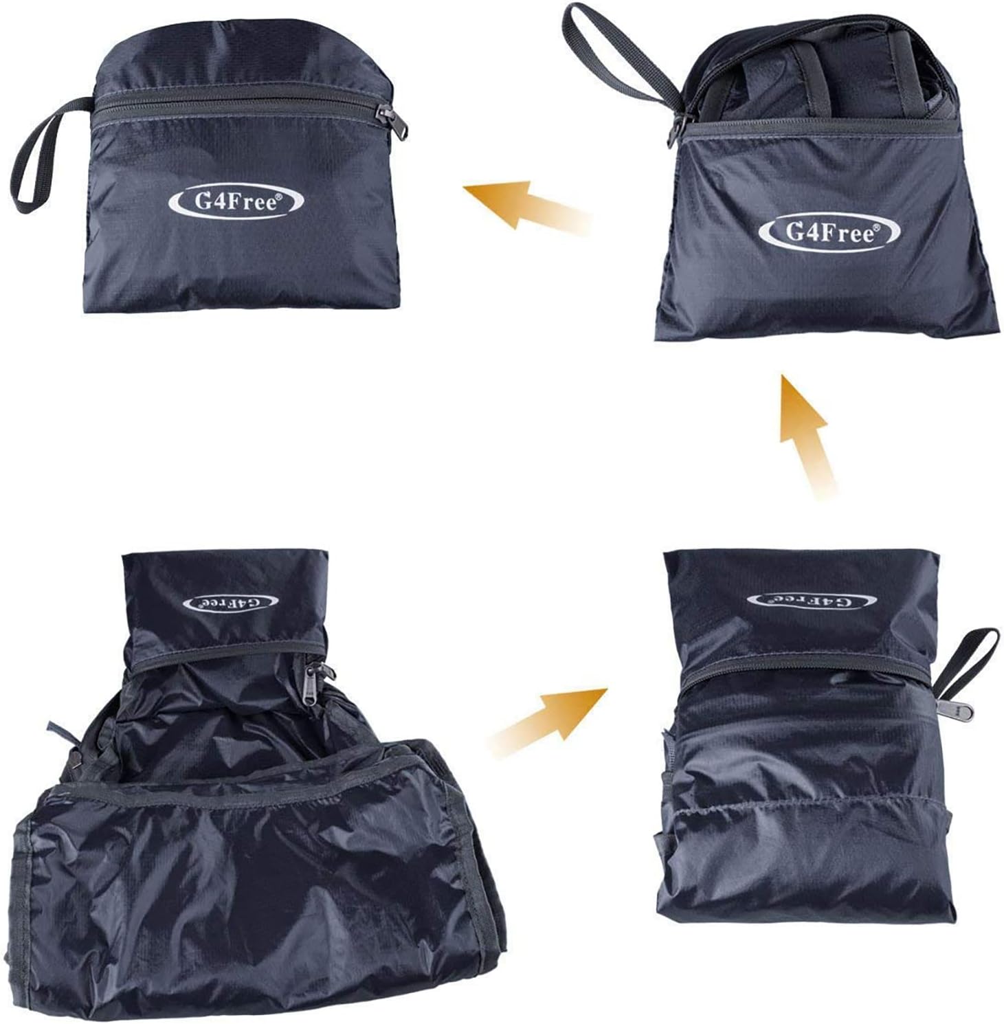 G4Free 20L Lightweight Packable Backpack Travel Hiking Daypack Foldable Backpack for Men Women - Image 6