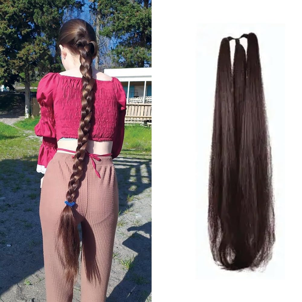 Hair Extension Styles Parandi Hair Extension Traditional Hair Braid For Women (Brown, Pack Of 1)