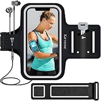 Vista 1 de Soporte de teléfono para correr, bandas de brazo de teléfono Karvense para correr, ejercicio, entrenamiento, trotar, para iPhone 13 mini/12 mini/11