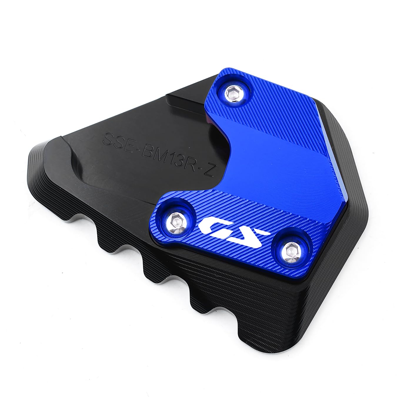 Per R1300GS ADVENTURE R 1300 gsa R1300 GS ADV 2024 2025 2026 1300gs GS1300 Accessori Moto Supporto Ingrandimento Piastra R1300 gs 1300gsa Cavalletto Laterale Pad di Estensione (Blu)