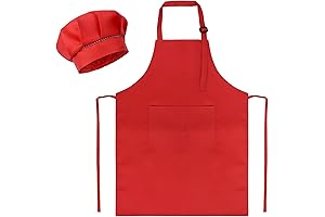 SUNLAND Kids Apron and Hat Set: The Perfect Christmas Gift for Little Chefs!