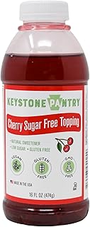 Keystone Pantry Cherry Sugar-Free Topping Gluten Free Low Sugar Vegan GMO Free Kosher parve