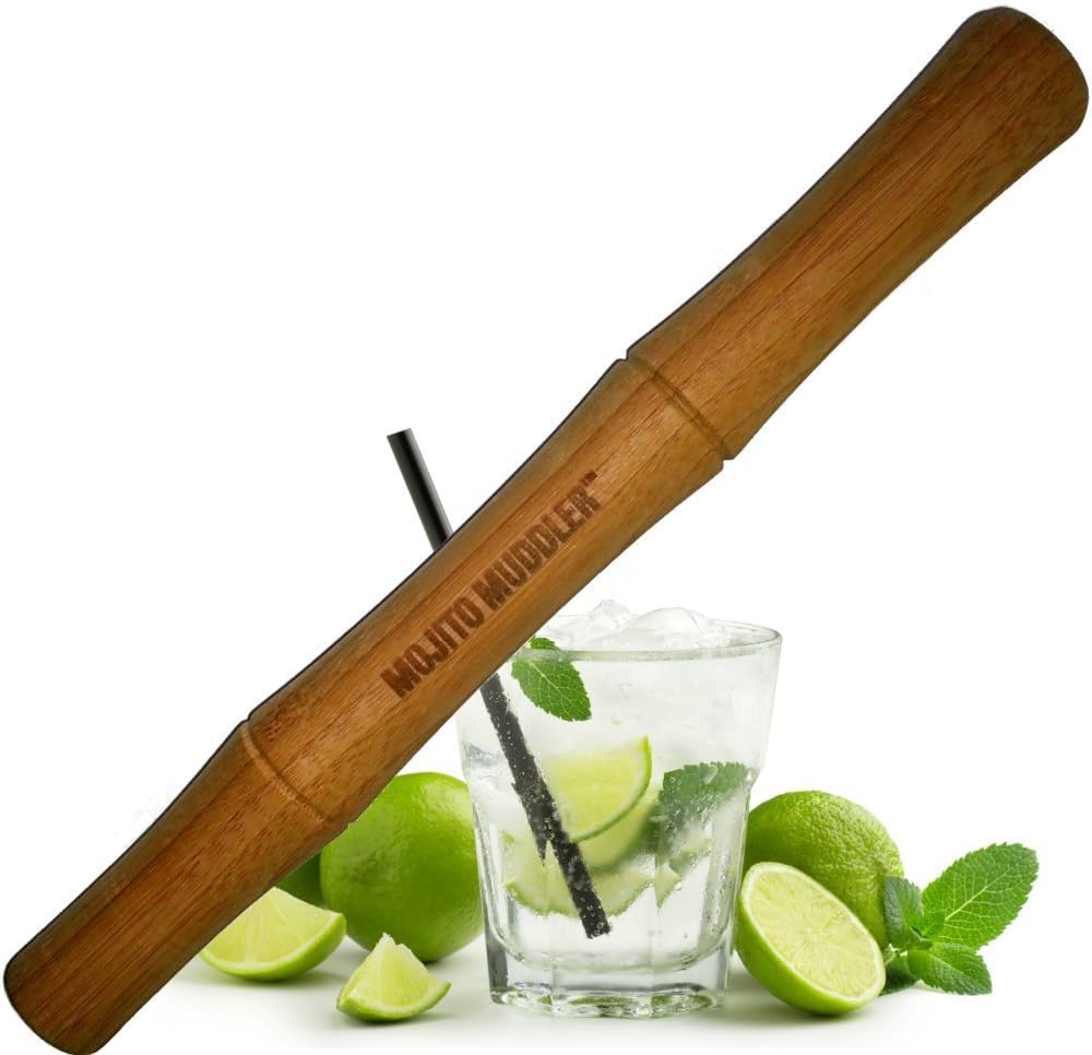Gеt Sресіаl Prісе Mojito Muddler 11" Professional Grade Bamboo - Won’t Shred or Taint Like Other Cheap Muddlers (Bartenders Love It!) 100% Food Grade Materials