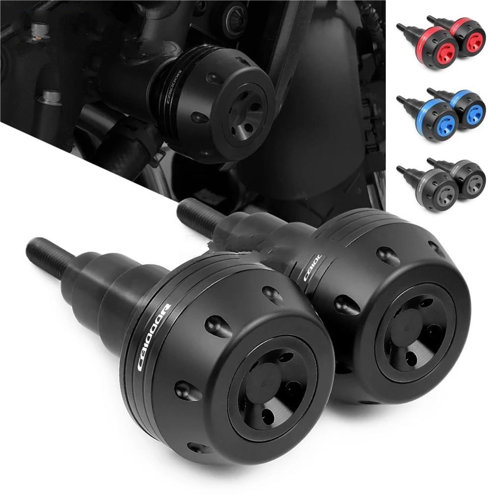 Protezioni Telaio Anticaduta Paratelaio per CB1000R 2008-2018 Moto Protezione dalla Caduta Carenatura Guard Anti Crash Pad Protector Telaio Cursori(5)