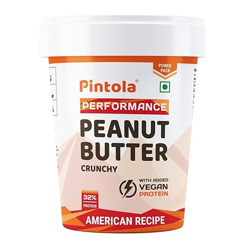 Pintola American Recipe Performance Series - Mantequilla de maní (crujiente) - 17.99 oz Proteína vegana 32% de proteína Alta proteína y fibra
