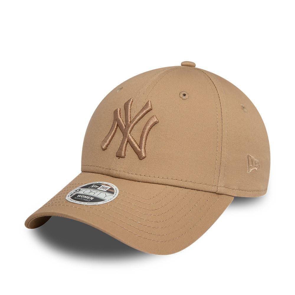 New Era New York Yankees MLB League Essential Tonal Beige 9Forty Adjustable Women Cap