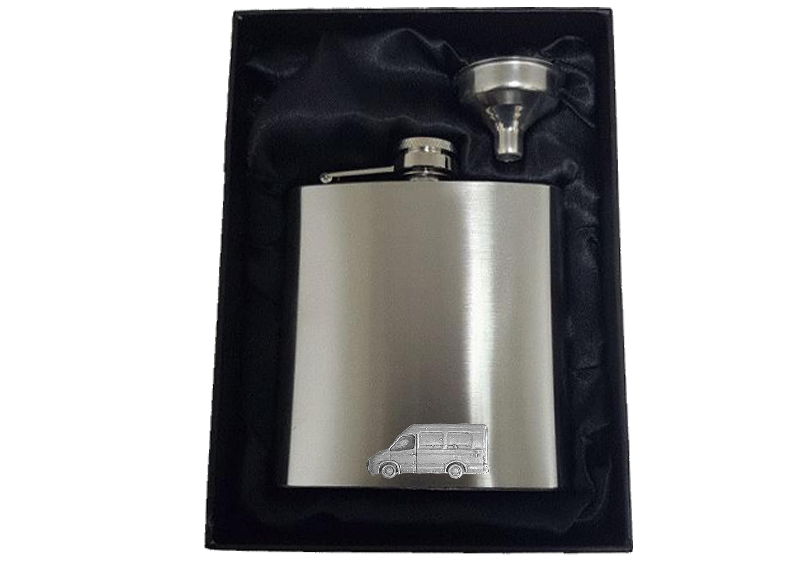 Flasque de poche voiture étain 3D, l'accessoire acier pour vos sorties