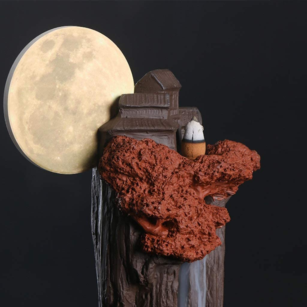 Porta Incenso Bruciatore Incenso Bruciatore Di Incenso A Cascata In Ceramica Con Riflusso Porta Incenso Home Decor Mountain Zen Incenso Portaincenso Per Famiglia