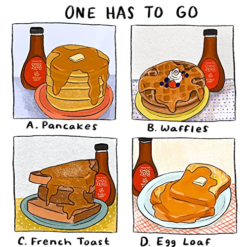 image for ChocZero's Chocolate and Maple Syrup. Sugar Free, Low Net Carb, No Pre