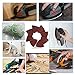 HIFROM Triangular Abrasive Sandpaper,3-1/8 Inch 60/80 / 100/120 / 240 Grits Hook & Loop Multitool Sandpaper Fit 3-1/8 Inch Oscillating Multi Tool Sanding Pad