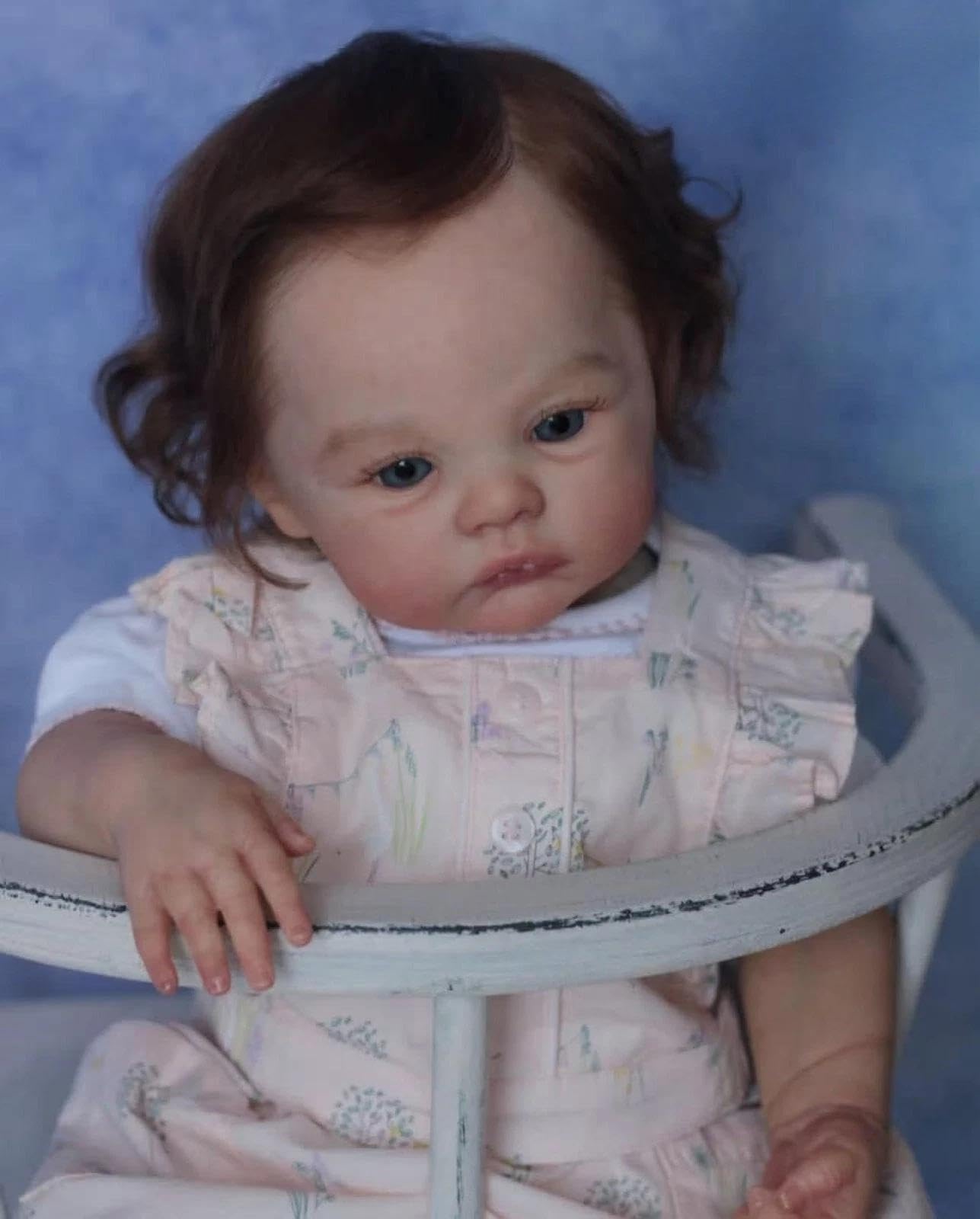 RXDOLL Realistyczne lalki Reborn Baby Dolls Vinyl Full Body Girl 45 cm realistyczne lalki noworodka, które wyglądają prawdziwie ważony silikon, lalka Reborn Anatomicznie poprawna lalka bobas