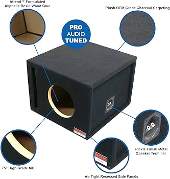 Amazon.com: Atrend 8 Soundqubed Single Vented - SPL Tune Subwoofer