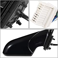 Vista 51 de DNA Motoring OEM-MR-HY1320239 Heated Powered Left Driver Side Door View Mirror W/Blind Spot Detection & Turn Signal Compatible with 2018-2019 Sonata