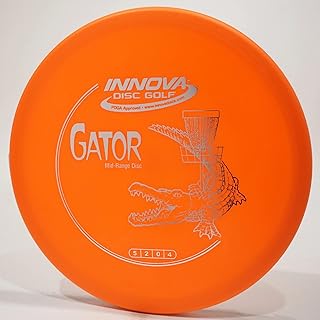 Innova Gator (DX) Midrange Golf Disc, Pick Weight/Color [Stamp & Exact Color May Vary] Orange 159 Grams or Less