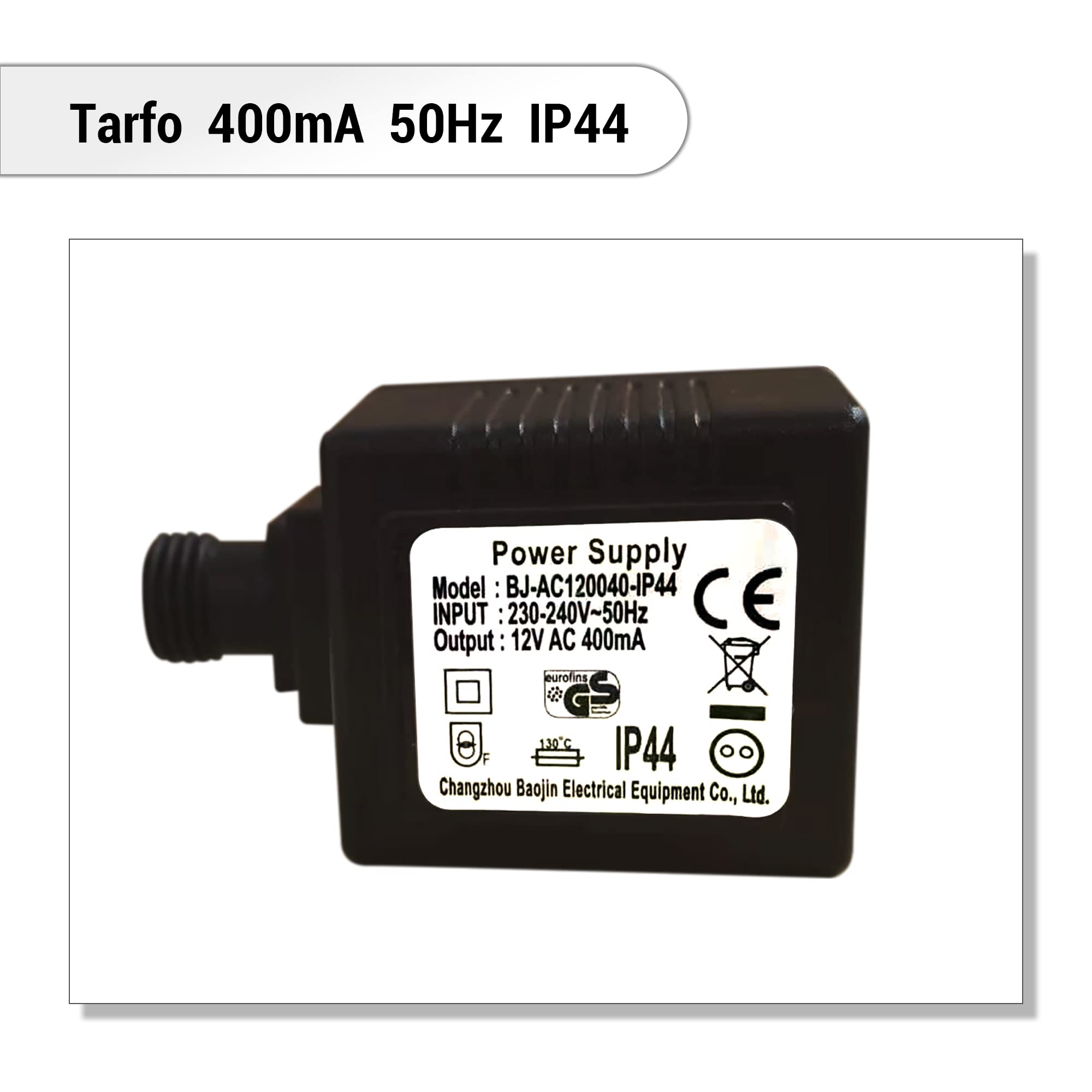 köhko Juego completo de bomba 2000L/H para fuentes de jardín, incluye 3 luces LED (blanco cálido), 3 vías de distribución de agua, manguera, cable de extensión de 5 m, tarfo y junta de espuma