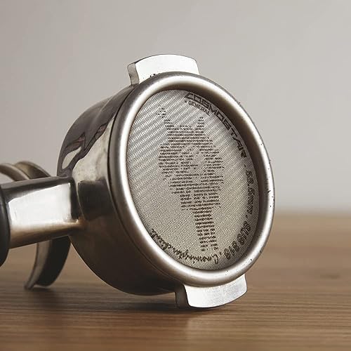 Miniatura 5 de Cosmostar - Filtro reutilizable de metal con pantalla de disco espresso de 2.106 in para portafiltro, cesta de filtro profesional, barista