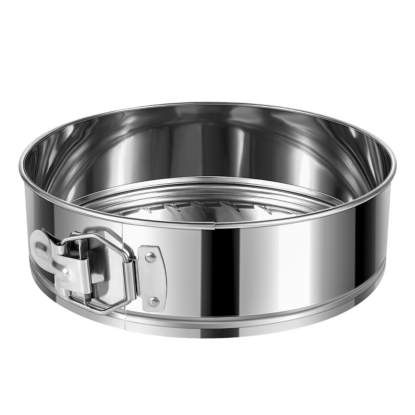 9 Inch Springform Cake Pan, 304 Stainless Steel Springform Pans, Leakproof & Nonstick Cheesecake Pan with Removable Bottom, Round Spring Form Cake Pan For Baking