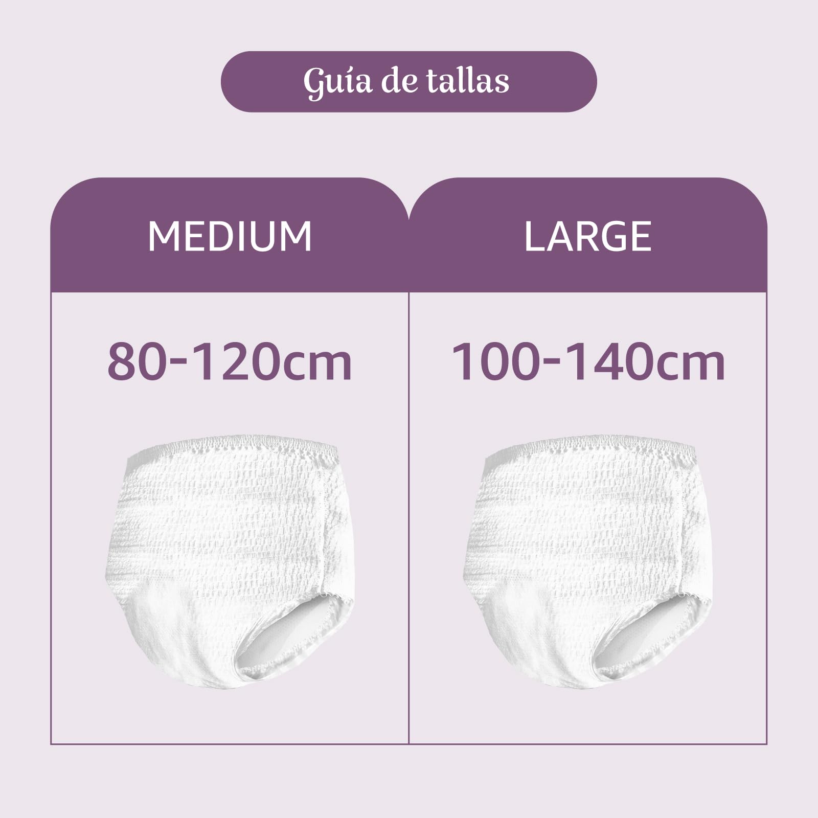 Amazon Basic Care Pant Mujer Discreet M – 40 Unidad (4 Paquetes de 10), Blanco