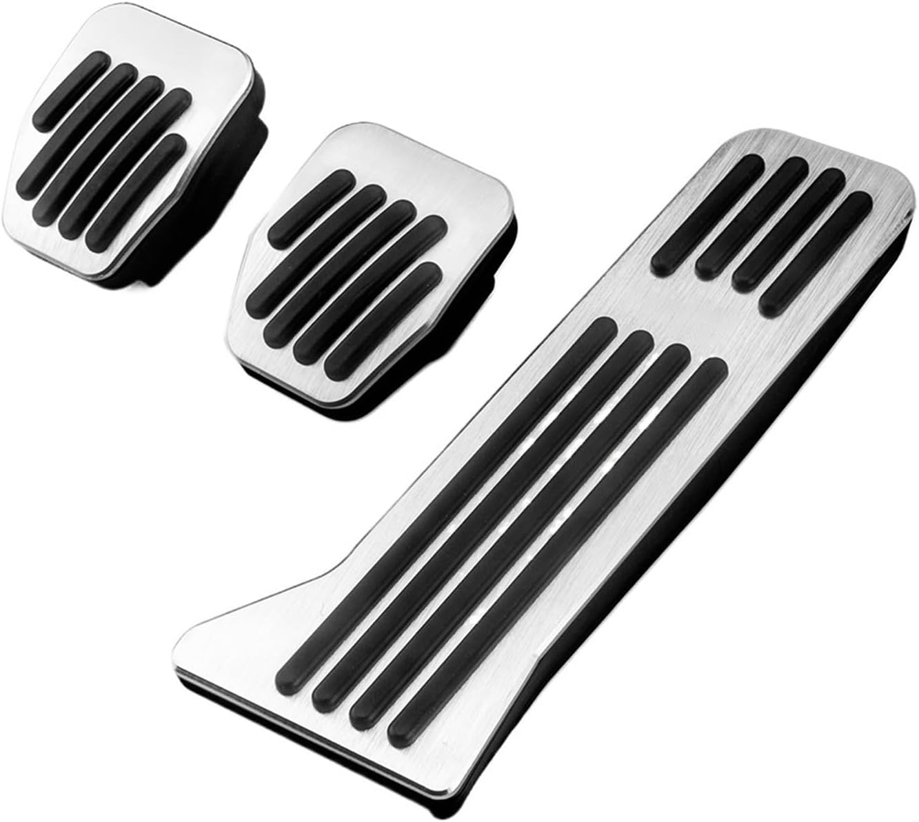 Fit for Mazda 2 6 GJ CX-5 CX5 CX3 CX7 CX8 CX9 2012-2018 2019 2020 2021 2022 2023 Car Foot Rest Gas Brake Pedal Cover Accessories(MT 3pcs Silver)