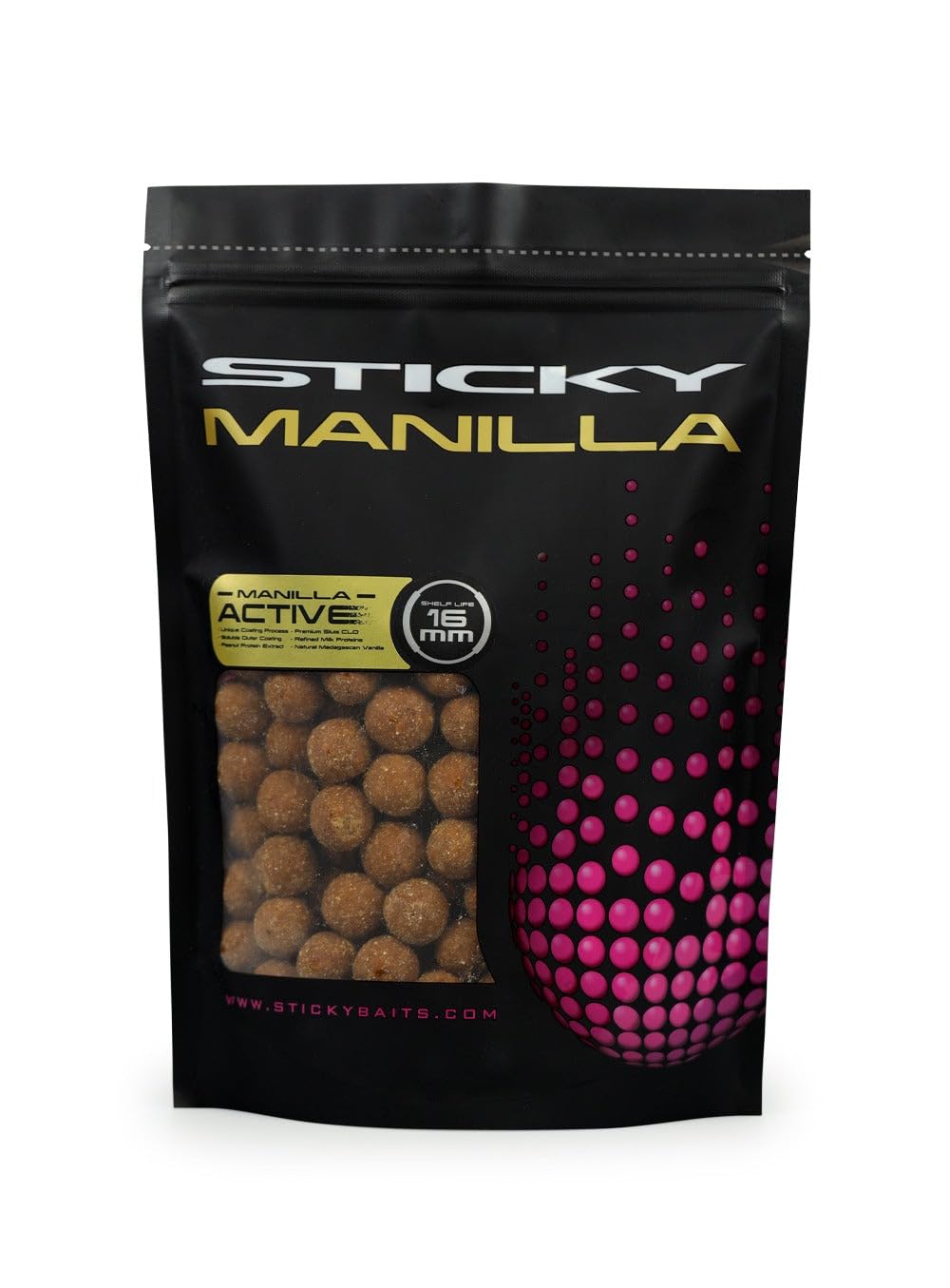 Sticky Baits Manilla Active Shelf Life Boilies 20mm 5Kg