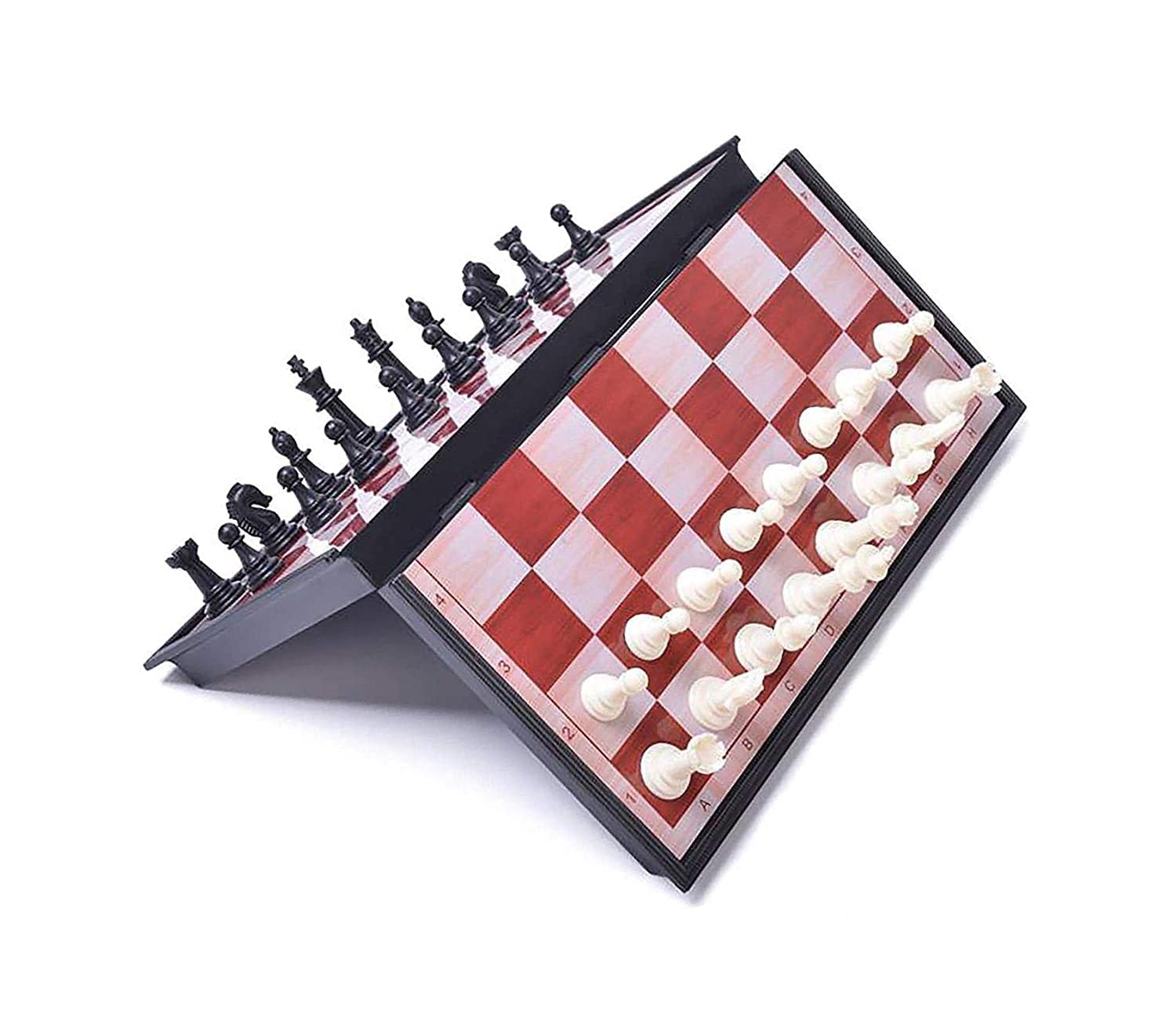 Rapex Chess Board Set Game, Magnetic Chess Piece Set with Chess, Folding/Portable Storage Board, Traditional Game, Educational Toys for Kids/Children/Adults Gift (39x39x2cm)