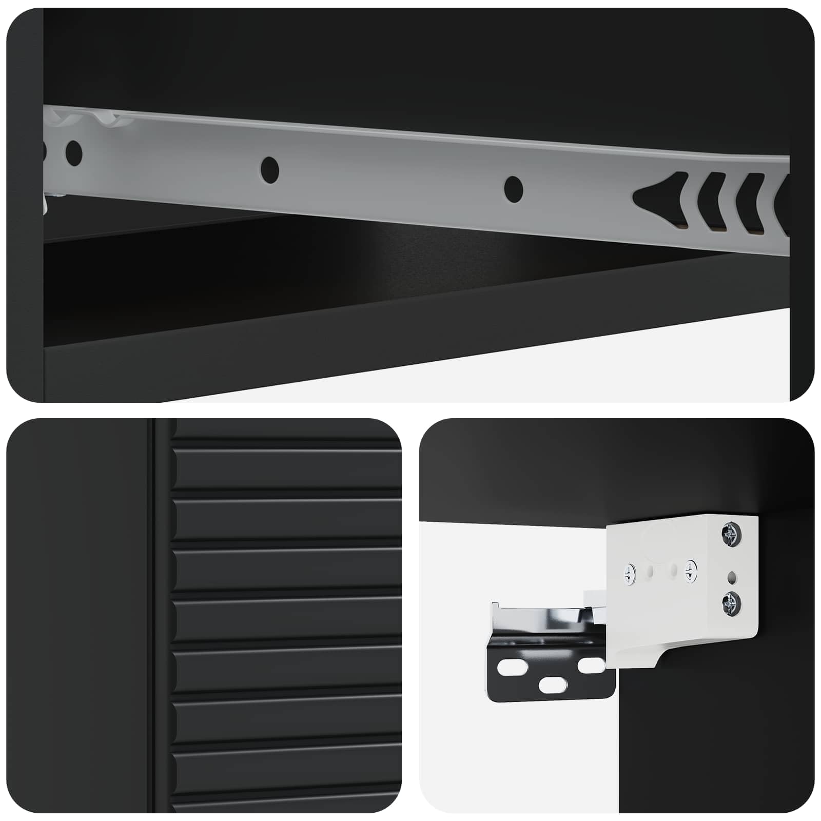 Tavolino da parete in legno nero, 59 x 34,5 x 17 cm, con cassetto, per soggiorno, corridoio, ufficio, versatile come ripiano e organizer