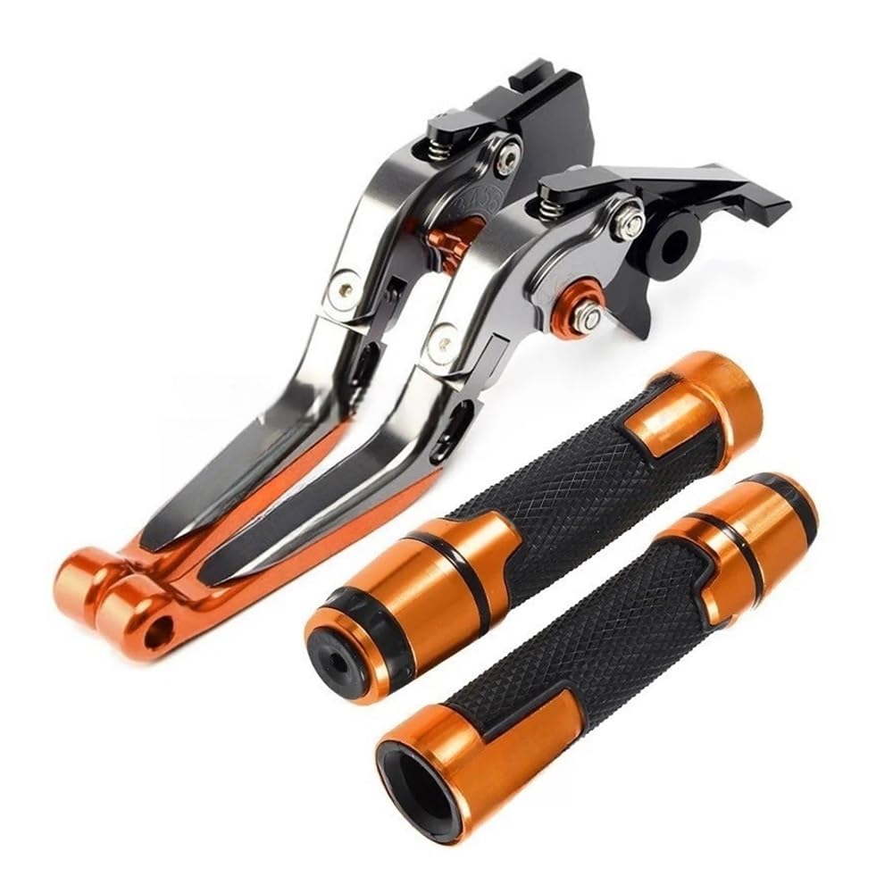 Mlioju N Motorcycle Clutch Lever Motorcycle Folding Extendable Moto Adjustable Clutch Brake Levers Handbar End Grips For B&Ajaj For Pulsar 200 S/200 Rs/200 A