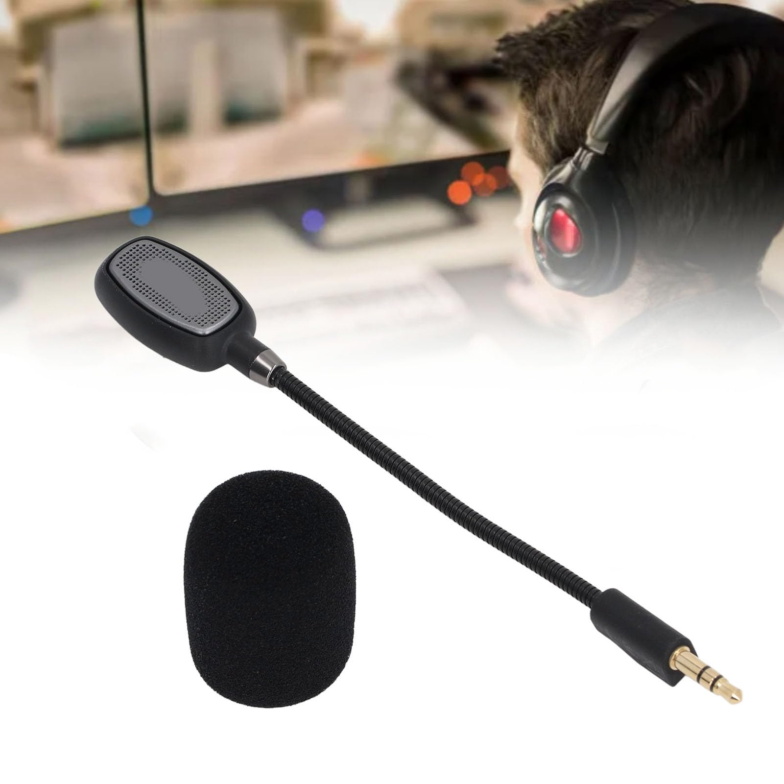 Microphone Amovible Avec Réduction De Bruit - Compatible Logitech G PRO X - Jack 3.5mm - Neuf