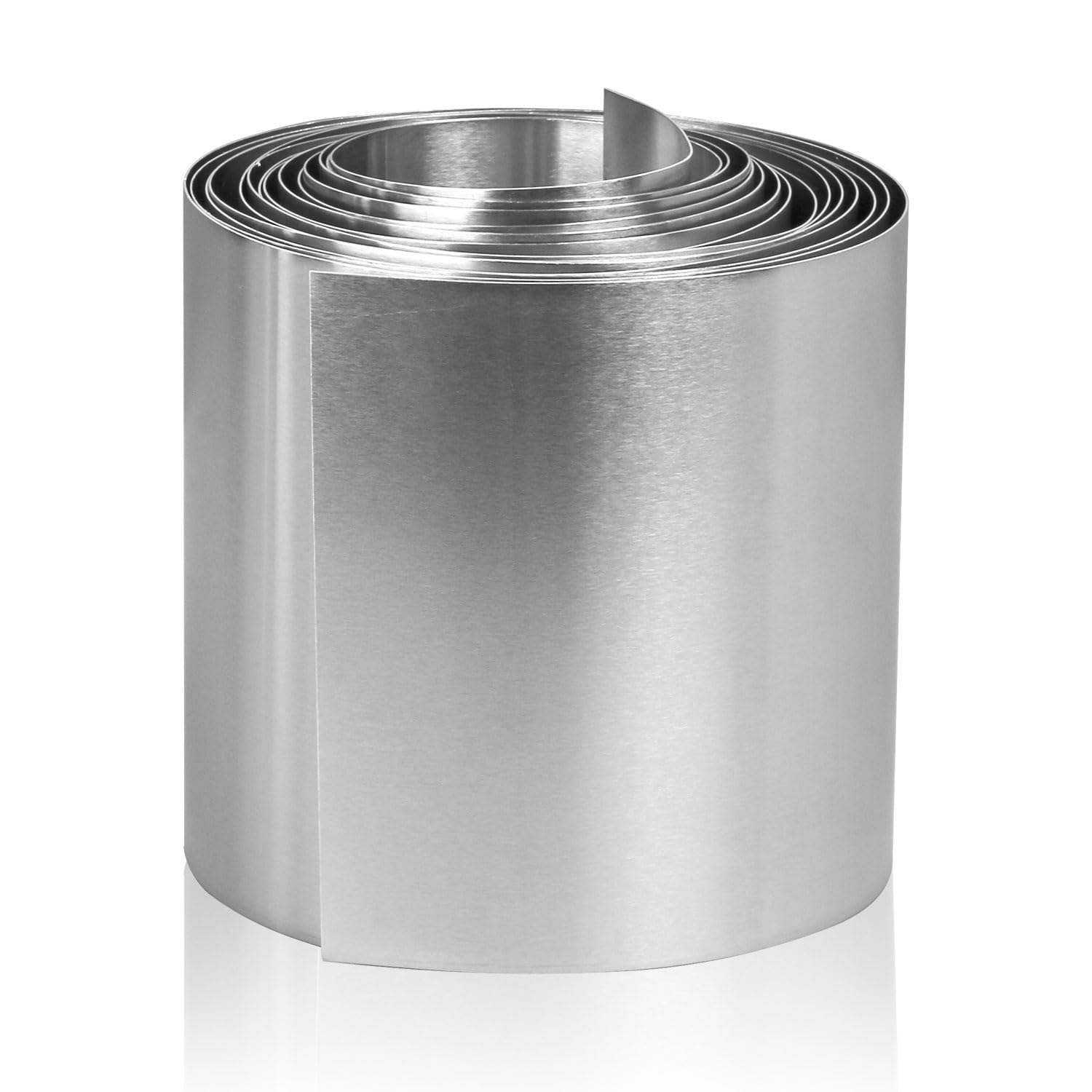 0.3mm Aluminium Flashing Roll, 100mm (4in) x 3.5m (11ft), Weather-Resistant Metal Sheet for DIY Crafts, Roof Repair, Guttering & Home Projects
