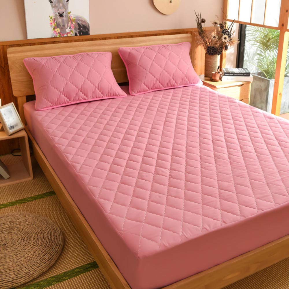 Mikrofaser Spannbettlaken Lila Rosen - Elastisches Bettlaken 120x200cm Für Einzelbetten