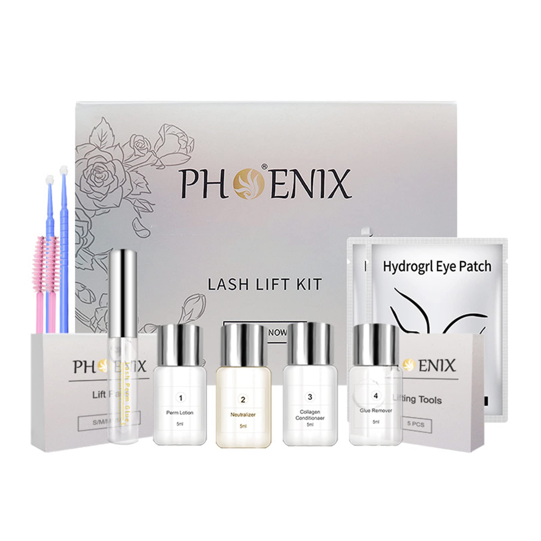 Joyeee Lifting Pestañas Kit Profesional, Lash Lift Kit, Permanente de Pestañas para Lograr Pestañas Largas Rizos Y Elevación Natural, Para Salón y Uso Doméstico