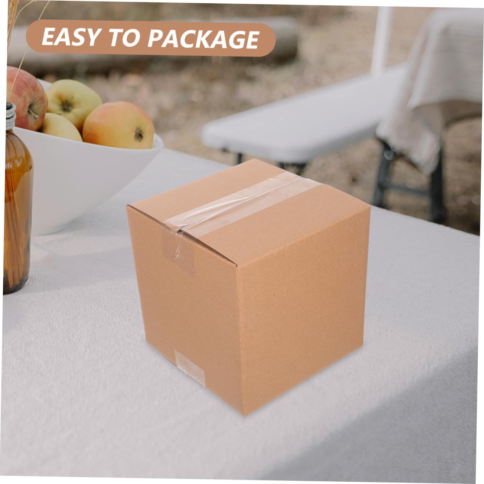 DOITOOL 15piezas Cajas de Envío Corrugadas Cuadradas Marrones para Paquetes Pequeños para Embalaje de Mudanzas y Envío de Paquetes Pequeños