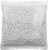 Vista 11 de INSPIRELLE Perlas de imitación de ABS lustroso blanco de 0.63 pulgadas sin perforar para rellenos de jarrón, 140 cuentas de maquillaje de gran